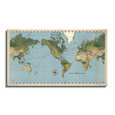 Pan American World Airways Map I