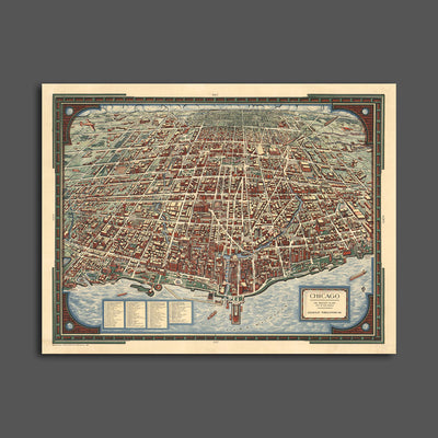 Map of Chicago, 1938