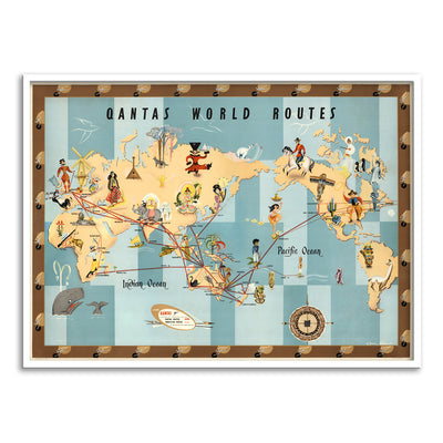 Quantas World Map