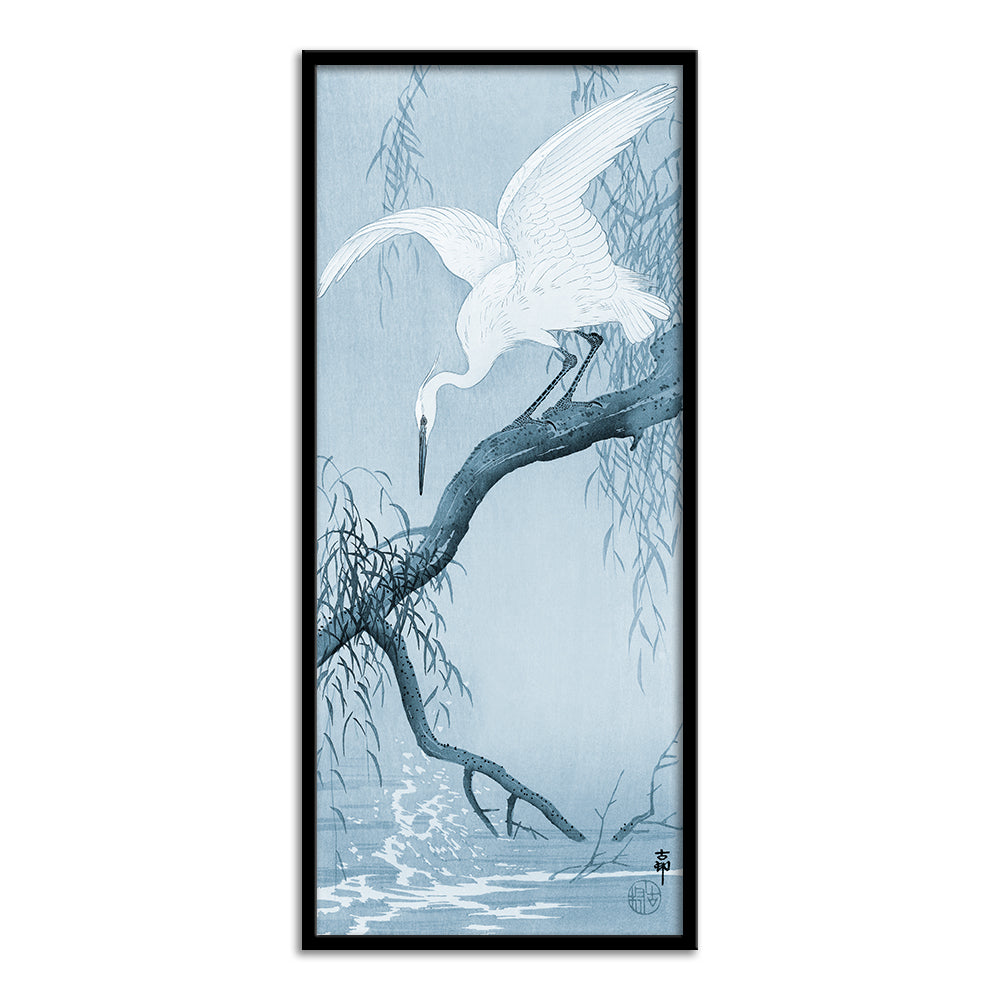 Heron on Tree Ranch (Blue)