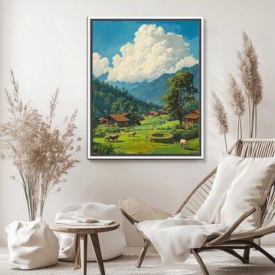 A village in the valley