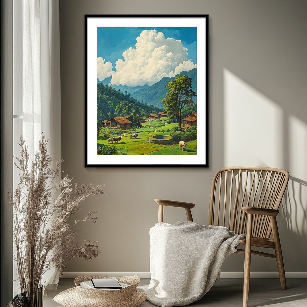 A village in the valley