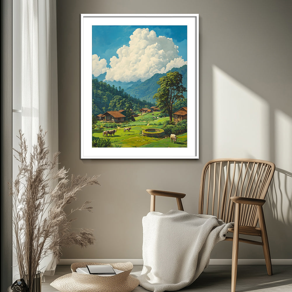 A village in the valley