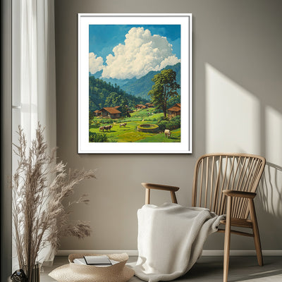 A village in the valley