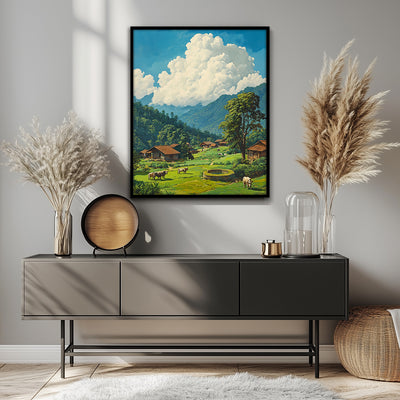 A village in the valley