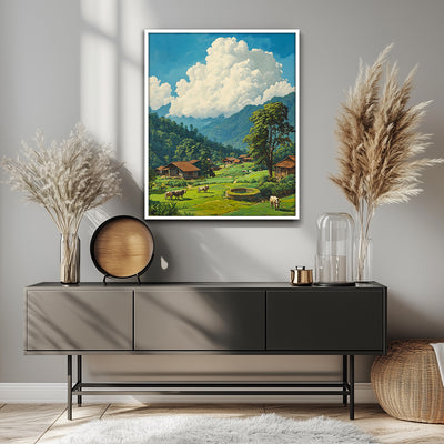 A village in the valley