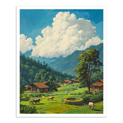 A village in the valley