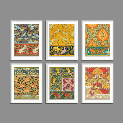 Vintage Patterns II (Set of 6)