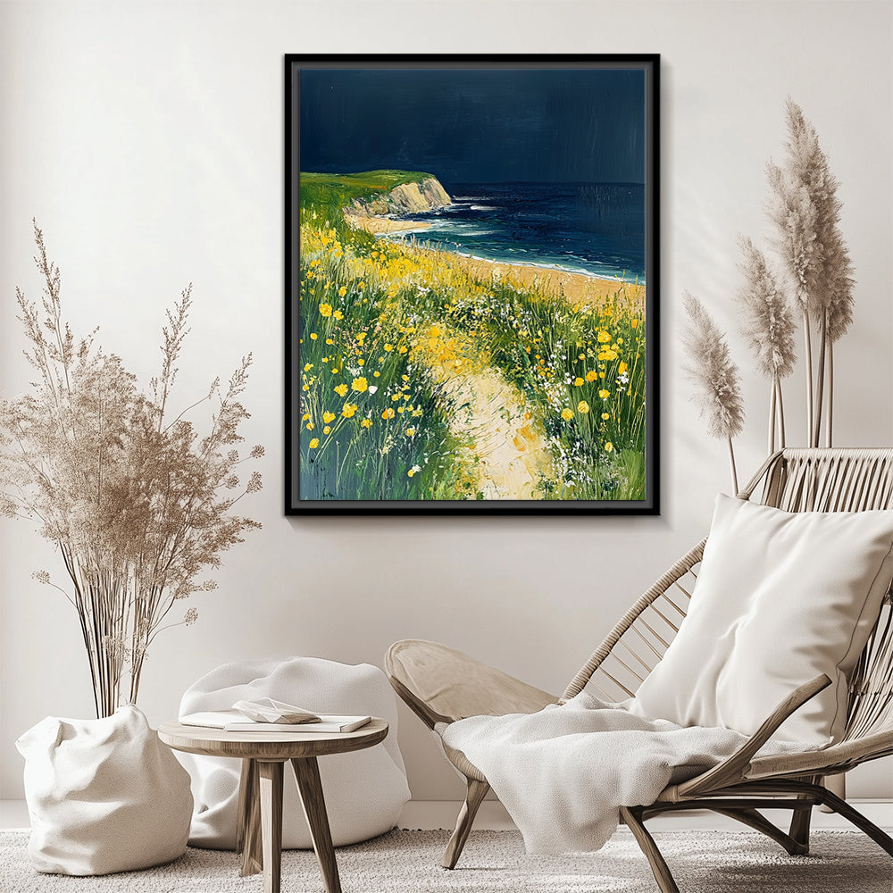 Wildflowers by the Shore