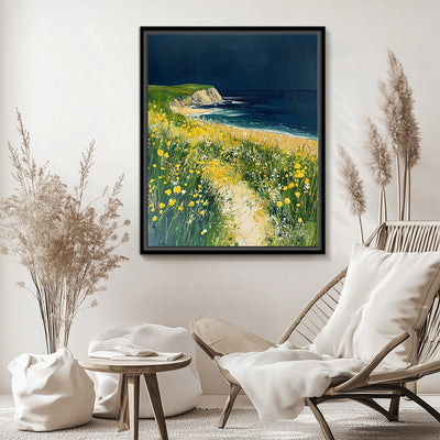 Wildflowers by the Shore