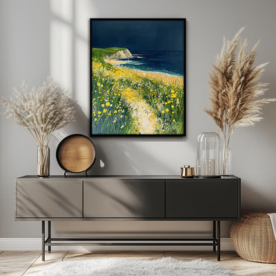 Wildflowers by the Shore