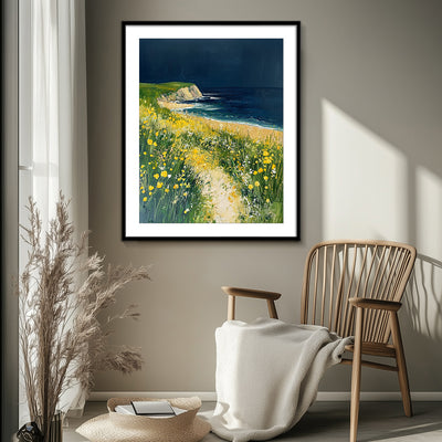 Wildflowers by the Shore