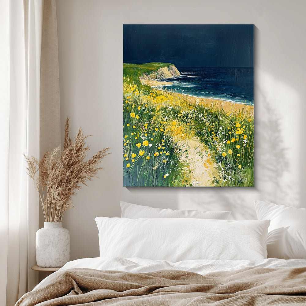 Wildflowers by the Shore