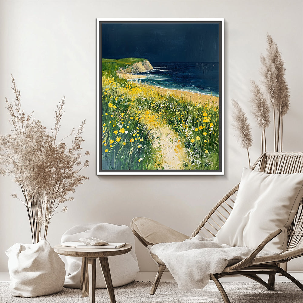 Wildflowers by the Shore