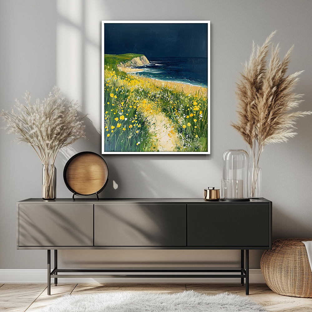 Wildflowers by the Shore