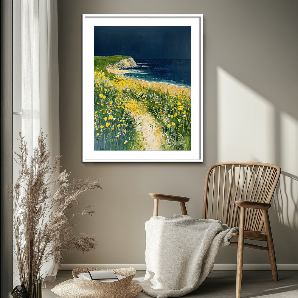 Wildflowers by the Shore