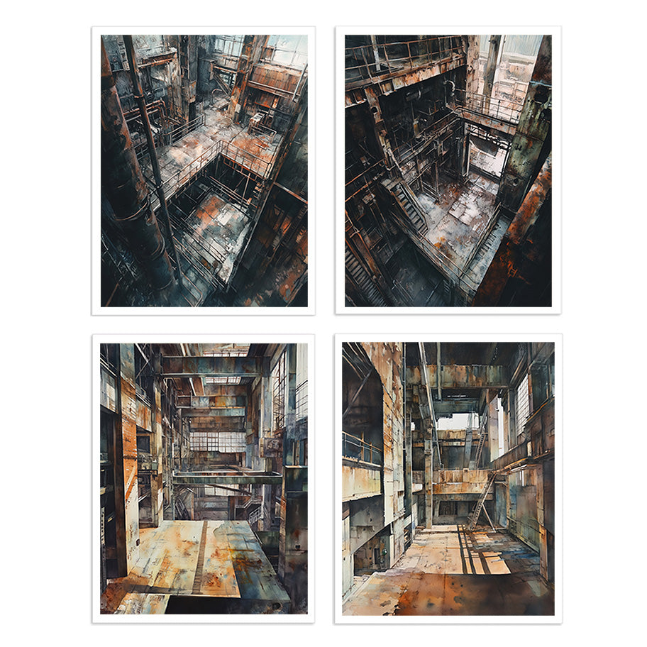 The Rusted Heart (Set of 4)