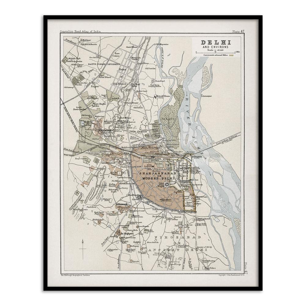 Map of Delhi [1893]