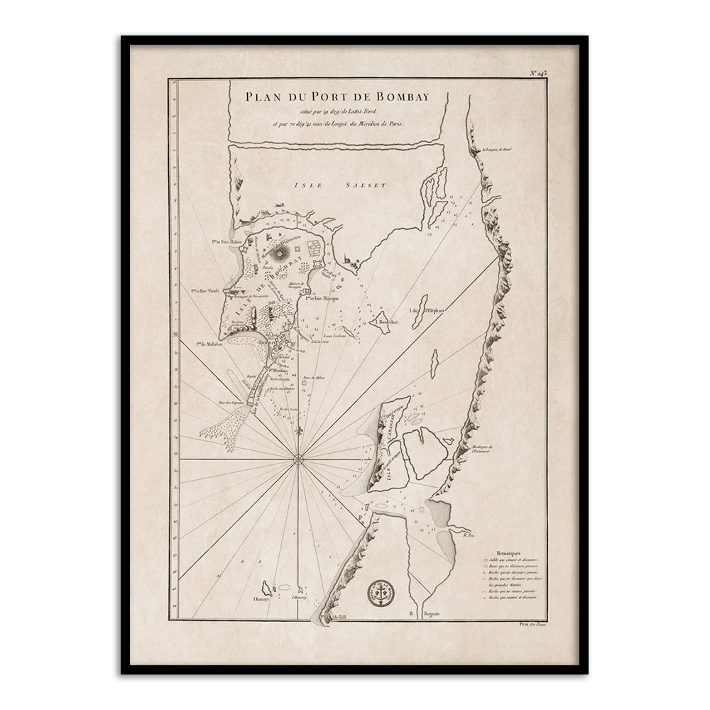 Plan Du Port De Bombay [1810]