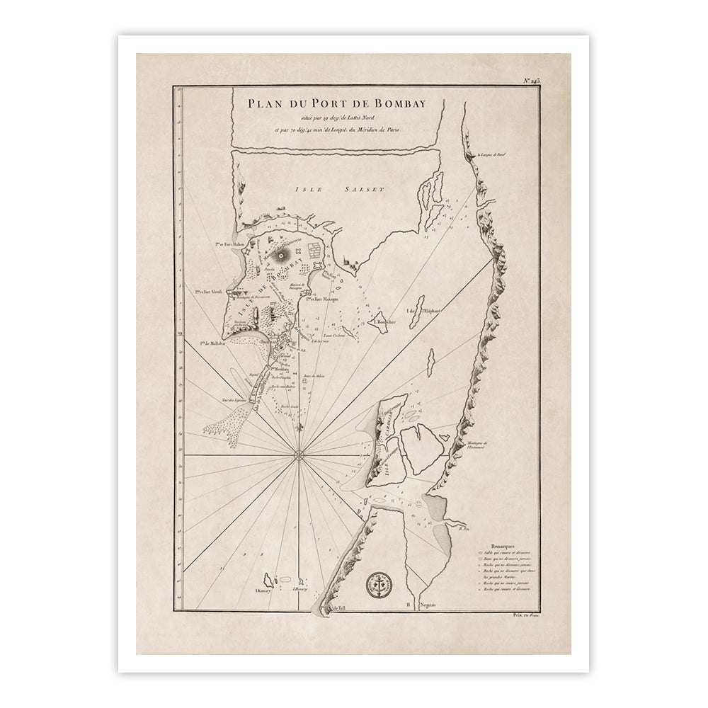Plan Du Port De Bombay [1810]