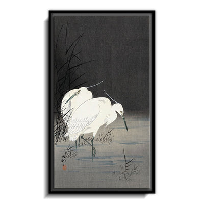 Two Egrets in the Reeds, 1900-1930