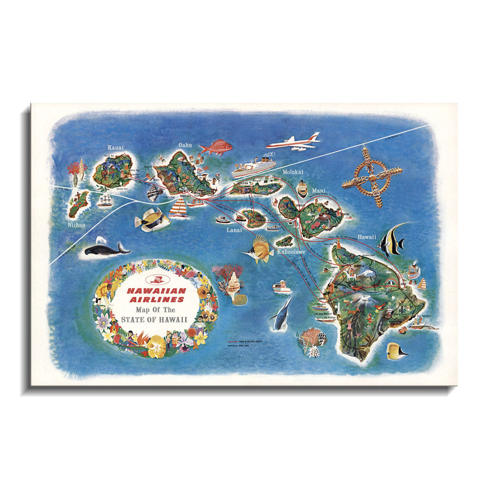 Hawaiian Airlines Map