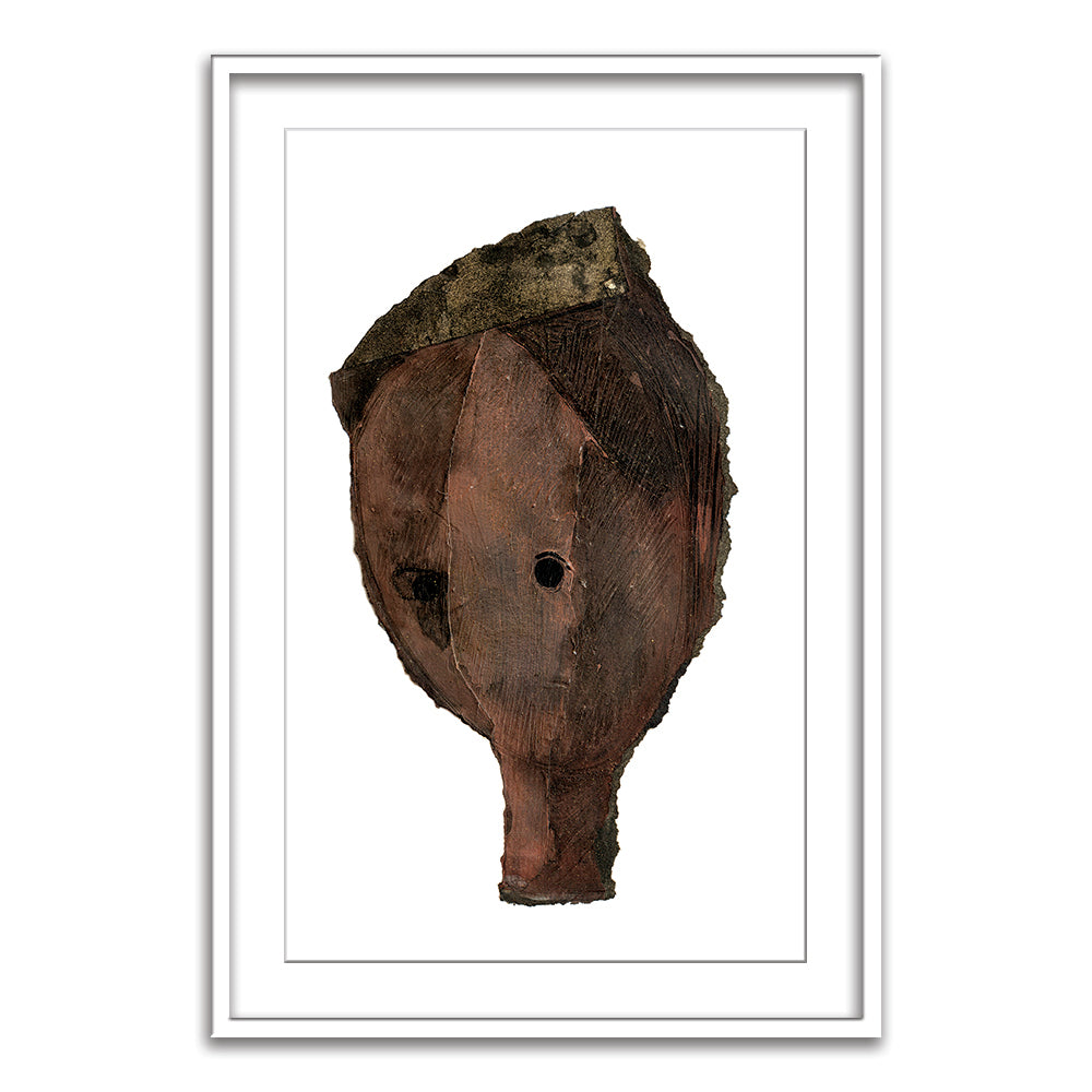 Abstract Head In Brown