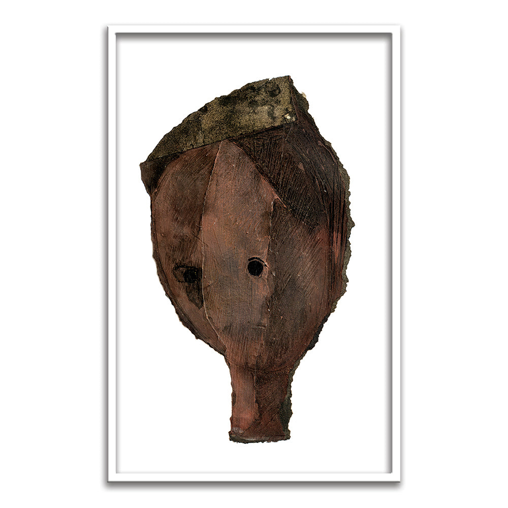 Abstract Head In Brown