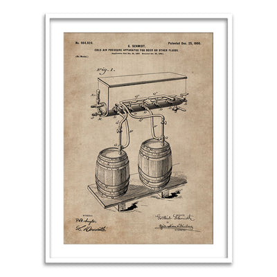 Patent Document of a Cold Air Pressure Apparatus for Beer