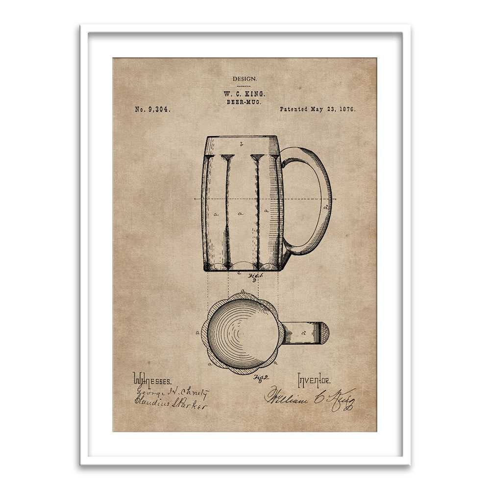 Patent Document of a Beer Mug