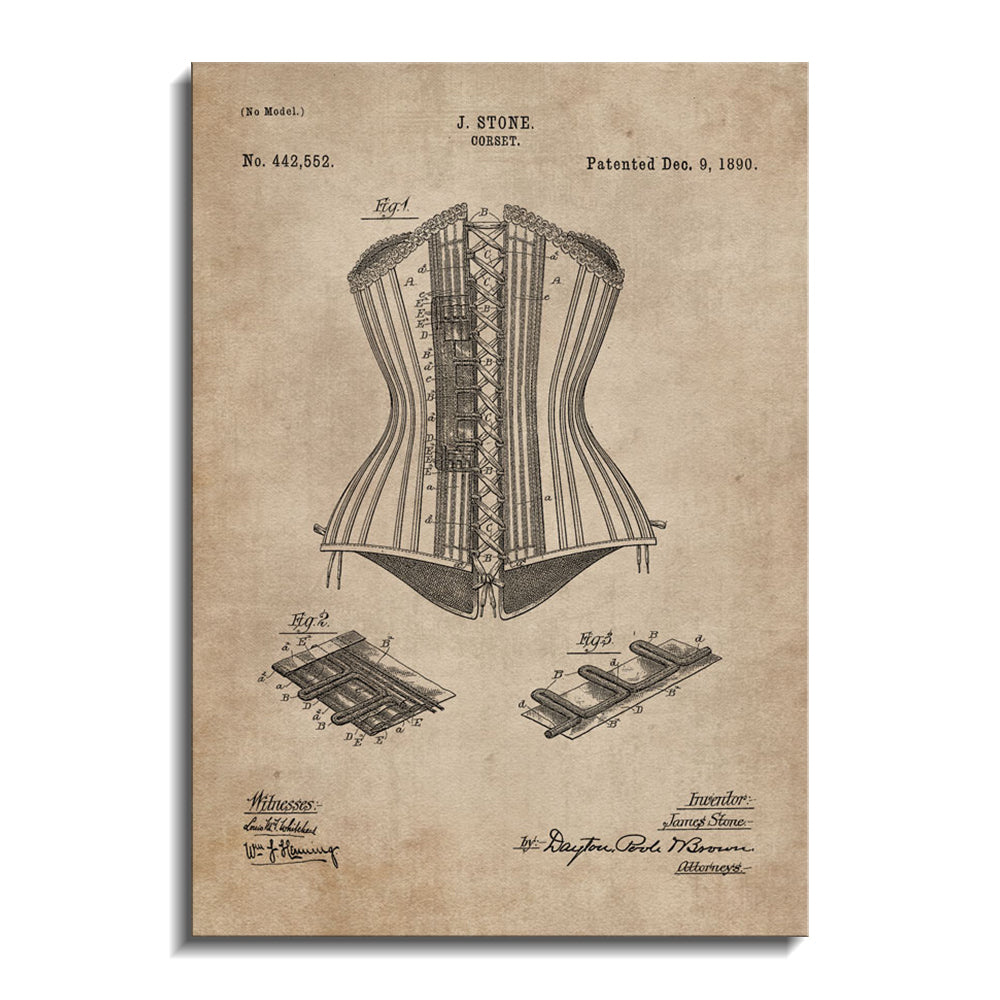 Patent Document of a Corset