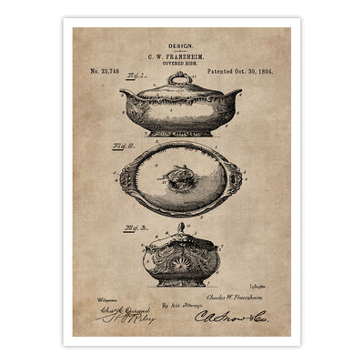 Patent Document of a Covered Dish