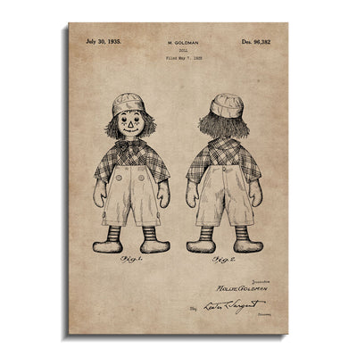 Patent Document of a Doll