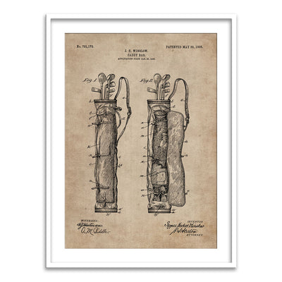 Patent Document of a Caddy Bag
