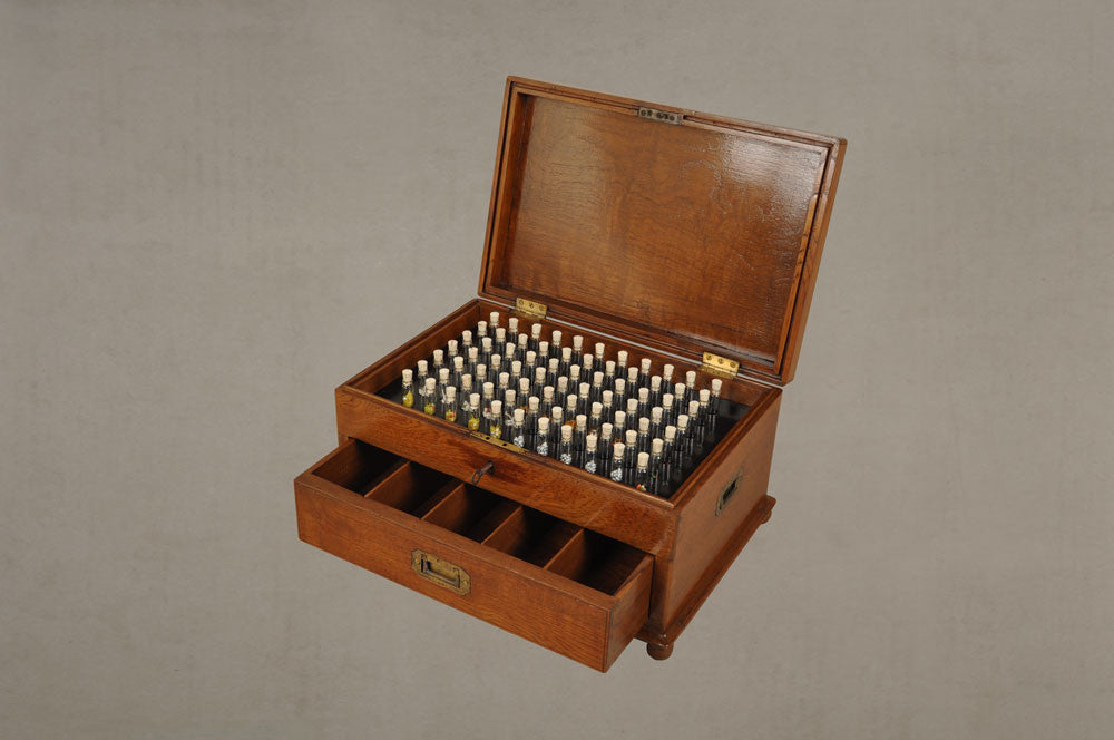 Vintage Homeopaths Chest of Vials