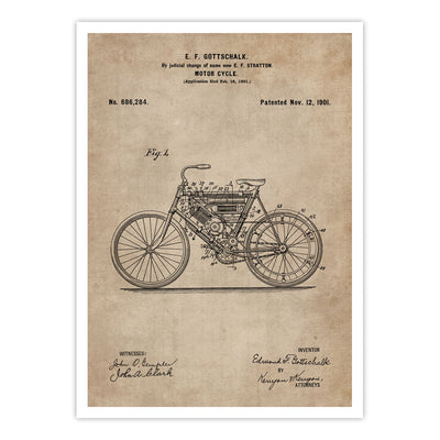Patent Document of a Motor Cycle