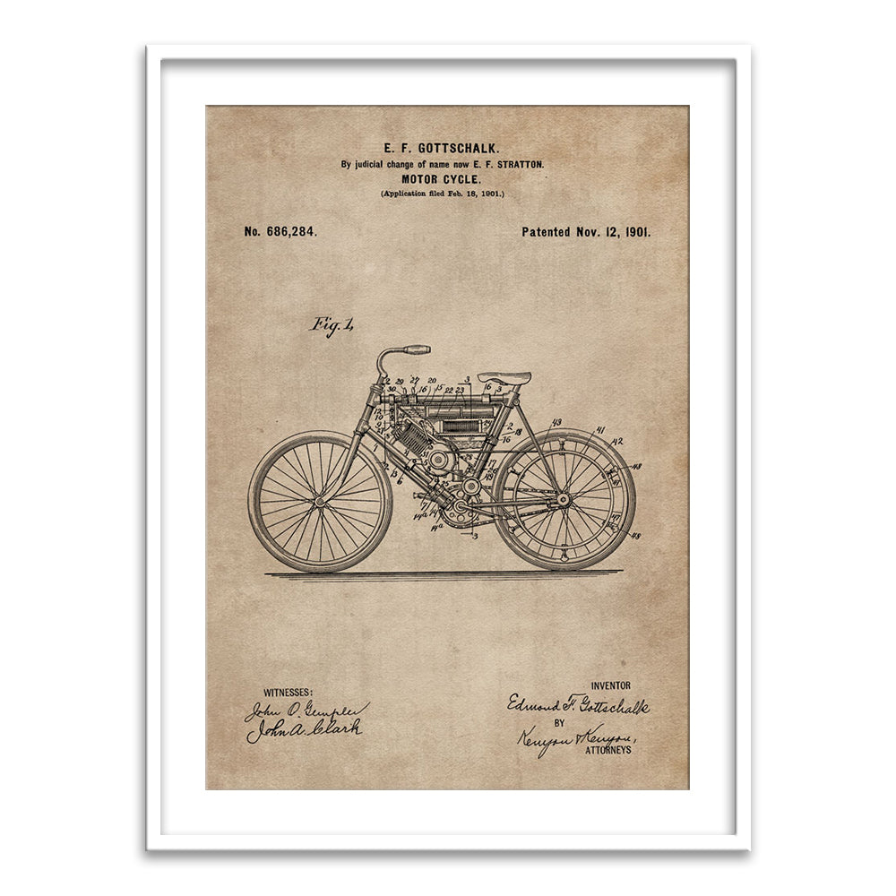 Patent Document of a Motor Cycle