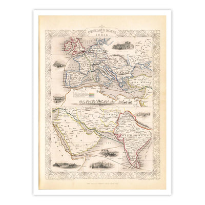 Overland Route to India [1851]