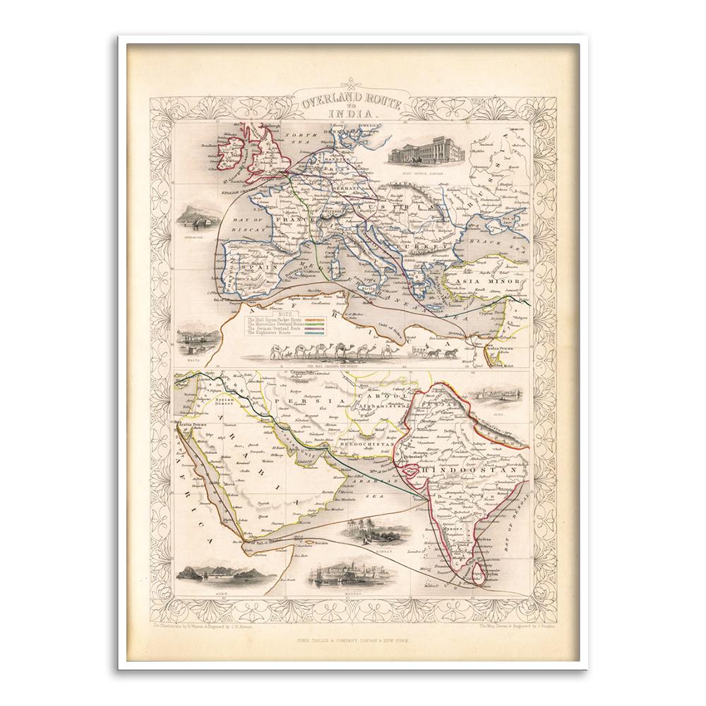 Overland Route to India [1851]