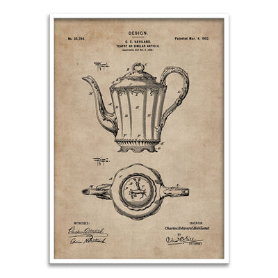 Patent Document of a Teapot