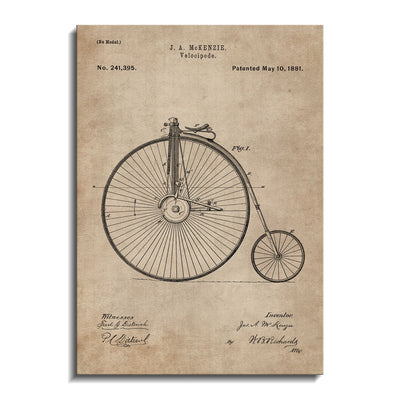 Patent Document of a Velocipede